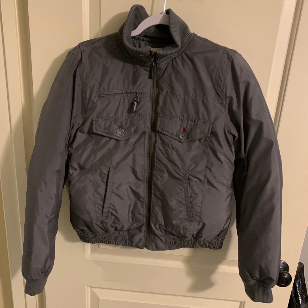 Gray Puffer Jacket - image 1